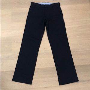 boys slim navy chino pants